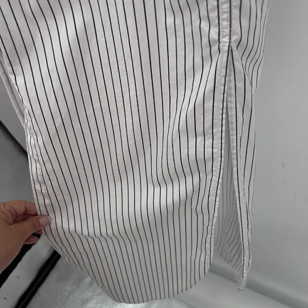 Equipment Striped Back /White Button Down Maxi Shirt Dress XS - Picture 5 of 15